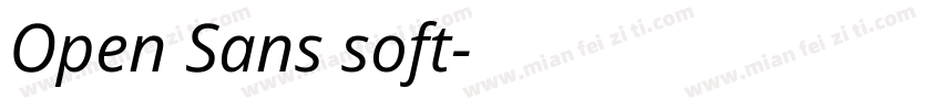 Open Sans soft字体转换